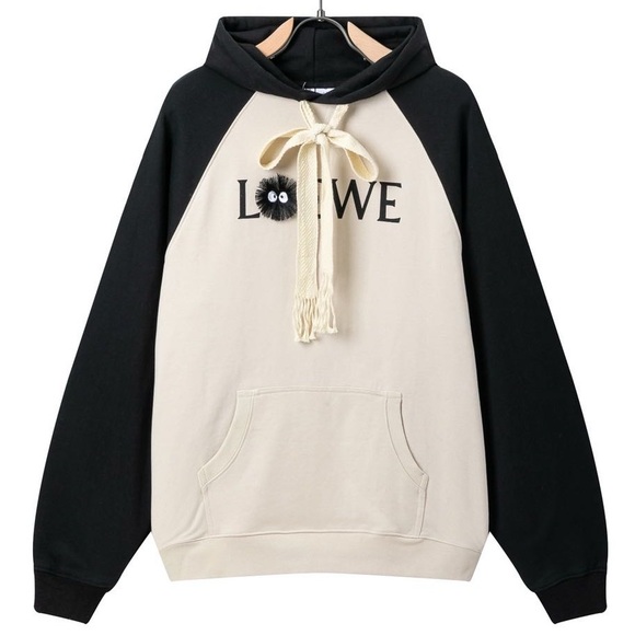 Loewe Tops - Loewe Studio Ghibli Spirited Away Soot Sprite Dust Bunny Hoodie 🖤